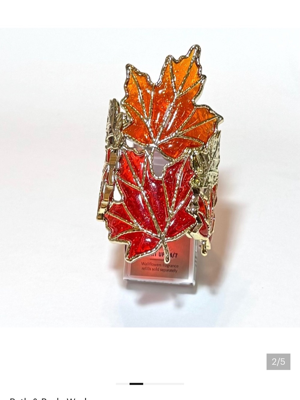 🍁🍃 BBW Autumn Leaves Wallflower Plug NEW